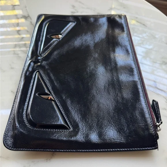 FENDI monster leather pouch - Picture 2 of 9